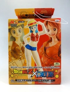 DRAGON BALL x ONE PIECE DX Figure BULMA BANPRESTO JAPAN - Picture 1 of 6