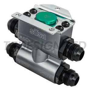 Susa Billet Remote Oil Thermostatic Valve - For Oil Cooler / Sandwich Plate - Picture 1 of 4
