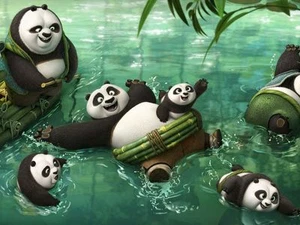 Kung Fu Panda Scene Diamond Painting Mosaic Kit 35cm x 30cm - Picture 1 of 5