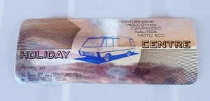 Adesivo HOLIDAY CENTRE Orbassano Roulottes Motorhome sticker PROMO 15x6 vintage - Foto 1 di 1