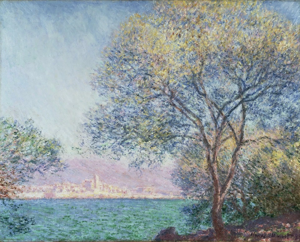 CLAUDE MONET Art Poster or Canvas Print "Antibes in the Morning" - Image 1 of 1