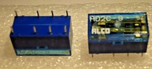 HD2C-9 / 9 v ALCO RELAY / 8 PIN / 2 PIECES (qzty) - Foto 1 di 2