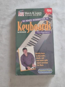 NEW VHS 60 Minute Introduction To Keyboards For Beginners lessons Lee Davis - Picture 1 of 3