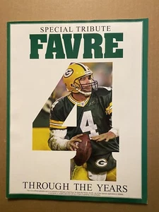 Brett Favre Special Tribute Magazine Through The Years Collector Edition 2008 🏈 - Imagen 1 de 1