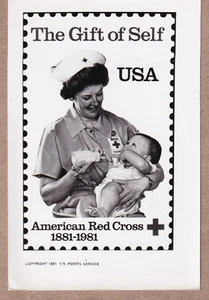 USPS press publicity photo for 18c Red Cross stamp Scott 1910 no denomination - Picture 1 of 1