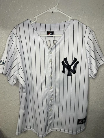 ROBINSON CANO New York Yankees STITCHED Majestic YOUTH Jersey - XL Cover