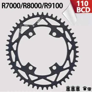 110 BCD Oval Chainring for Shimano MTB Crankset Narrow Wide 4 Bolt Chainwheels - Picture 1 of 21