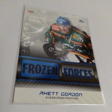 LED Playercard - 2009/10 - Rhett Gordon - Augsburg - Frozen Forces Insert #FF01