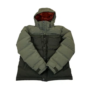 Giubbotto piumino uomo oliva Marmot 700 imbottitura con cappuccio taglia grande cappotto invernale caldo - Foto 1 di 12