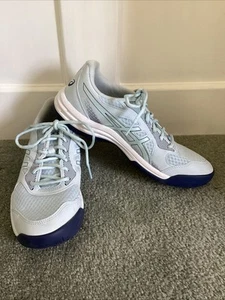 Men’s ASICS Upcourt 5 Pale Blue Trainers, UK Size 8, EU 42, Good Condition - Imagen 1 de 6