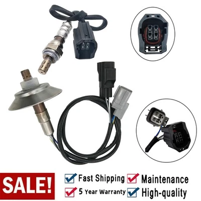 2PCS O2 Oxygen Sensors For 2010-2013 Mazda 3 2.3L L4 Turbocharged Upper+Lower - Image 1 of 4