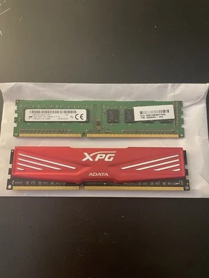 RAM 8GB BUNDLE: ADATA XPG DDR3 4GB, Various DDR3 4GB = 2x4GB - Image 1 of 2