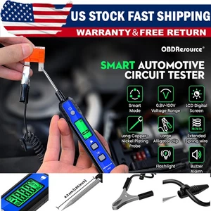 Circuit Tester 12V/24V Car Battery Tester Electrical Power Probe Diagnostic Tool - Foto 1 di 19
