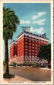 St. Petersburg FL-Florida The Princess Martha, Antique c1935 Vintage Postcard - Picture 1 of 2