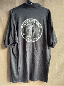 Polo de Colección Shootin' Newton Policía de Los Ángeles LAPD Homicidio Veo Personas Muertas - Imagen 1 de 8