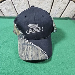 Dekalb Mossy Oak Cap Mütze Stacheldraht und Camouflage/Riemenrücken/schwarz/silber - Bild 1 von 6