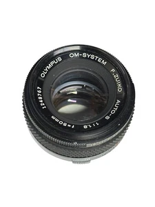 Vintage Olympus OM-System F.Zuiko Auto-S Objektiv 50 mm f/1,8 (OM Mount) - Bild 1 von 14