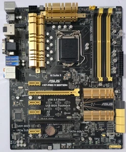 ASUS Z87-PRO (V EDITION) scheda madre LGA 1150 con DDR3 ATX HDMI DP VGA DVI - Foto 1 di 3