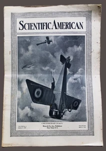 SCIENTIFIC AMERICAN MAGAZINE 9 JANUARY 1915 WWI SCIENCE TECHNOLOGY NEWS - Picture 1 of 7