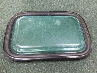 Caravan Campervan Self Build Plastic Door Window With Rubber Surround 34 X 49 - Image 1 of 4