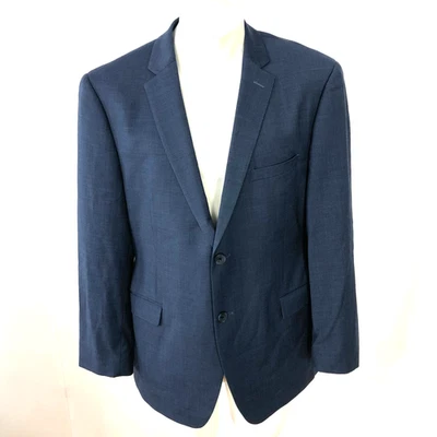 Penguin By Munsingwear 44R Wool Blend Button Blazer Sport Coat Jacket Blue MINT - Image 1 of 4