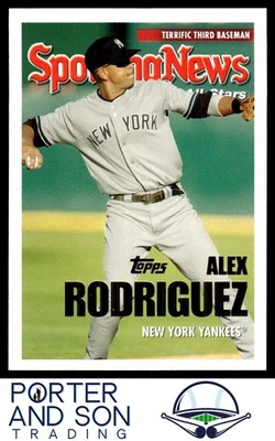 Alex Rodriguez 2005 Topps Updates & Highlights #UH176 Yankees Baseball Card - Image 1 of 2