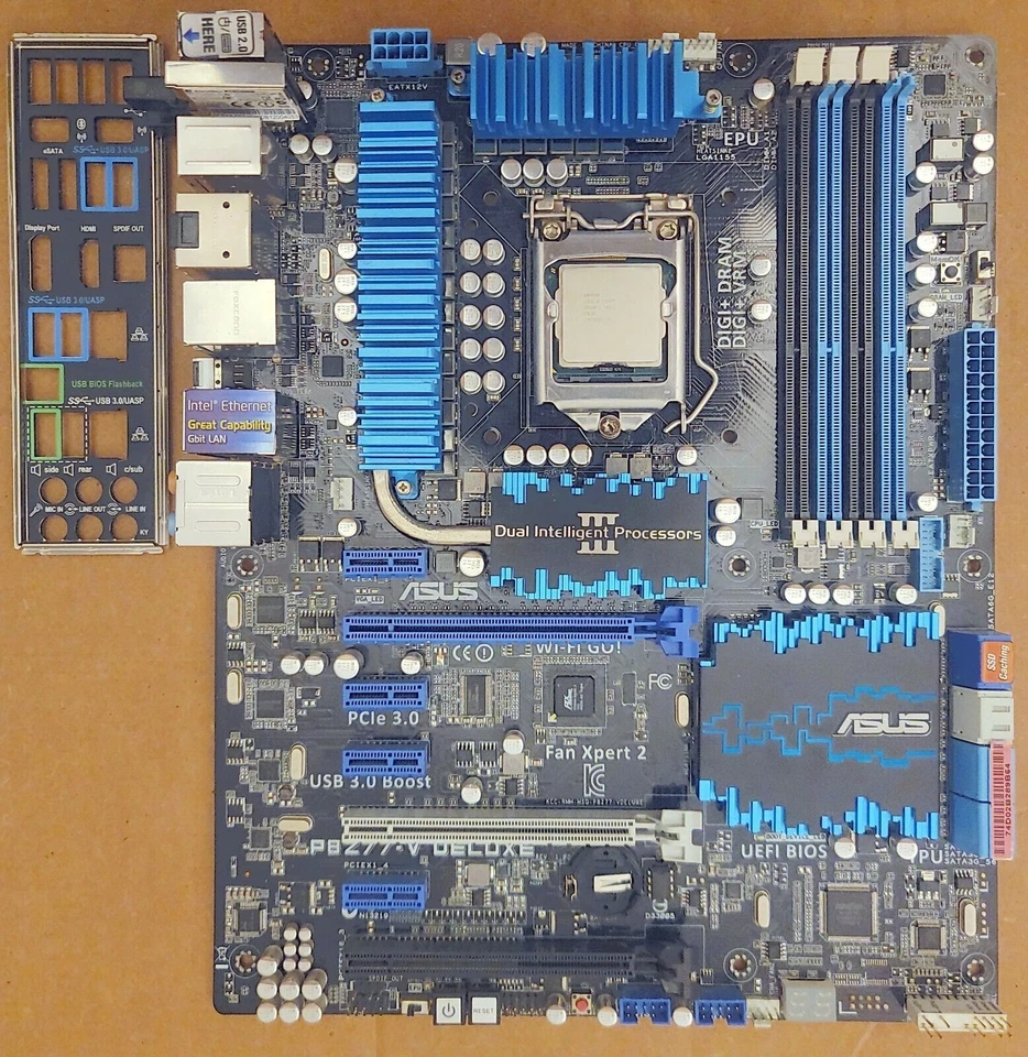 Carte mère ASUS P8Z77-V Deluxe LGA 1155 DDR3 ATX processeur Intel Core... - Photo 1/1