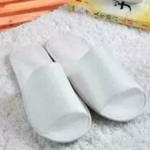 1 Pair Unisex Coral Velvet Open Toe Spa Hotel Home L5S8 Slippers Disp Clubs `AU. - Picture 1 of 7