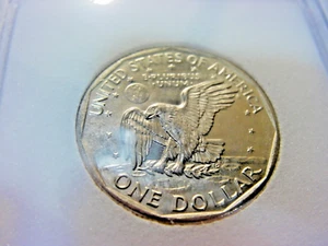 +USA COINS  1980-D SUSAN B. ANTHONY ONE DOLLAR  MINT B.U.  SLABBED - Picture 1 of 3