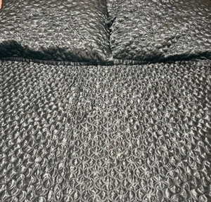 Funda nórdica acolchada Candice Olson Ventura reloj de arena verde azulado brillante y 2 fundas King - Imagen 1 de 22