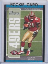 FRANK GORE ROOKIE CARD 2005 Bowman NFL RC San Francisco 49ers Football Colts 