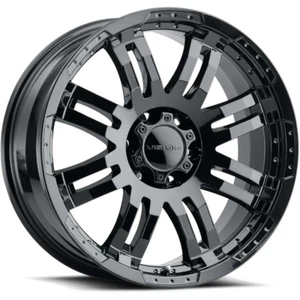 VISION 375 Warrior Rim 16X8 6x139.7 Offset 0 Gloss Black (Quantity of 1) - Picture 1 of 1
