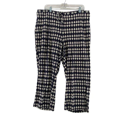 Pantalones de salón Talbots para mujer con estampado de pingüino azul talla 2X Foto 1 de 4