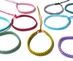 Friendship Bracelets Wristbands 5 10 15 20 30 School Leavers Gift Party Bag - Picture 1 of 7