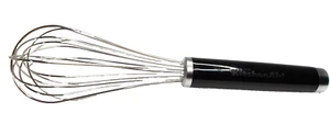 KitchenAid Utility Whisk, Stainless Steel, Black, 10.5" - Picture 1 of 4
