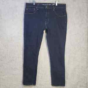 Arizona Advance Flex 360 Men's Jeans Size 38x30 Black Dark Wash Skinny