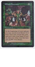 MTG FOIL INVASION ELFHAME SANCTUARY NM/M MAGIC THE GATHERING GREEN ENGLISH CARD