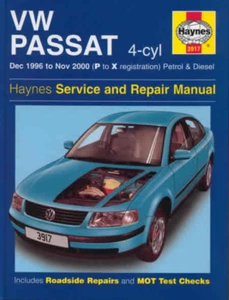 Volkswagen VW Passat Gasolina Diesel 1996-2000 Haynes Manual de taller - Imagen 1 de 5