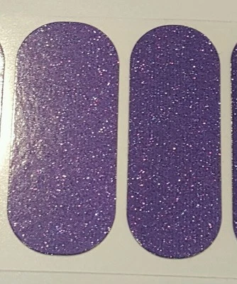 Jamberry STARGAZING, 1/2 Hoja, Brillante Morado Profundo  Foto 1 de 3