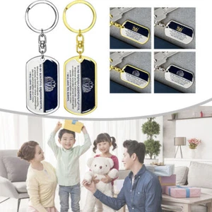 Keychain Keepsake for Granddaughter To My Badass Granddaughter Key Chain GifBY - Picture 1 of 14