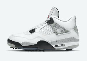 Nike Air Jordan 4 Retro Golf White Cement Size 10.5 Brand New!!