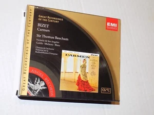 BIZET/ CARMEN / Sir Thomas Beecham / 3 AUDIO CD BOX SET - Imagen 1 de 5