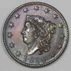 New Listing1818 Coronet Head Large Cent Almost Uncirculated 1c