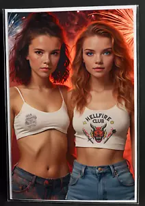 Stranger Flings - Ellie & Mandy Cosplay Cover B | Naughty WCB Exclusive 100wCOA - Picture 1 of 1