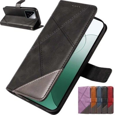 For Xiaomi 14 13 12 13T 12T 11T Poco X3 X6 M6 Pro Flip Wallet Leather Case Cover - Image 1 of 4