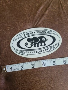 Black Label - 20 Years Of The Elephant 1988-2008 Skateboard Sticker - Picture 1 of 1