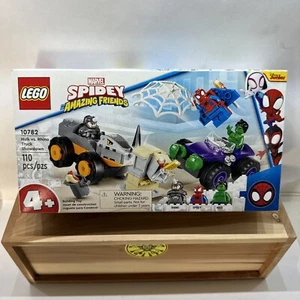 LEGO Marvel Spidey & His Amazing Friends 10782 Hulk vs Rhino Truck Showdown Nuovo - Foto 1 di 6
