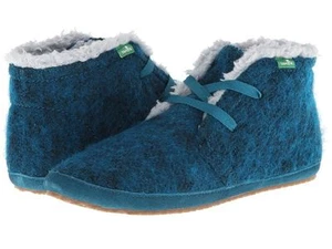 NEW sanuk 8.5 9 LADIES CHUKKAS SHOES BOOTS AMBRRR INDIGO BLUE - Picture 1 of 4