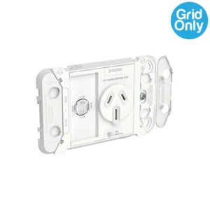 Clipsal Iconic Single Powerpoint 15A Grid | 3015/15G - Picture 1 of 1