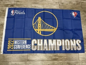 Golden State Warriors 2022 CHAMPIONS 3x5 Ft Banner Flag 2022 Playoffs The Finals - Picture 1 of 3